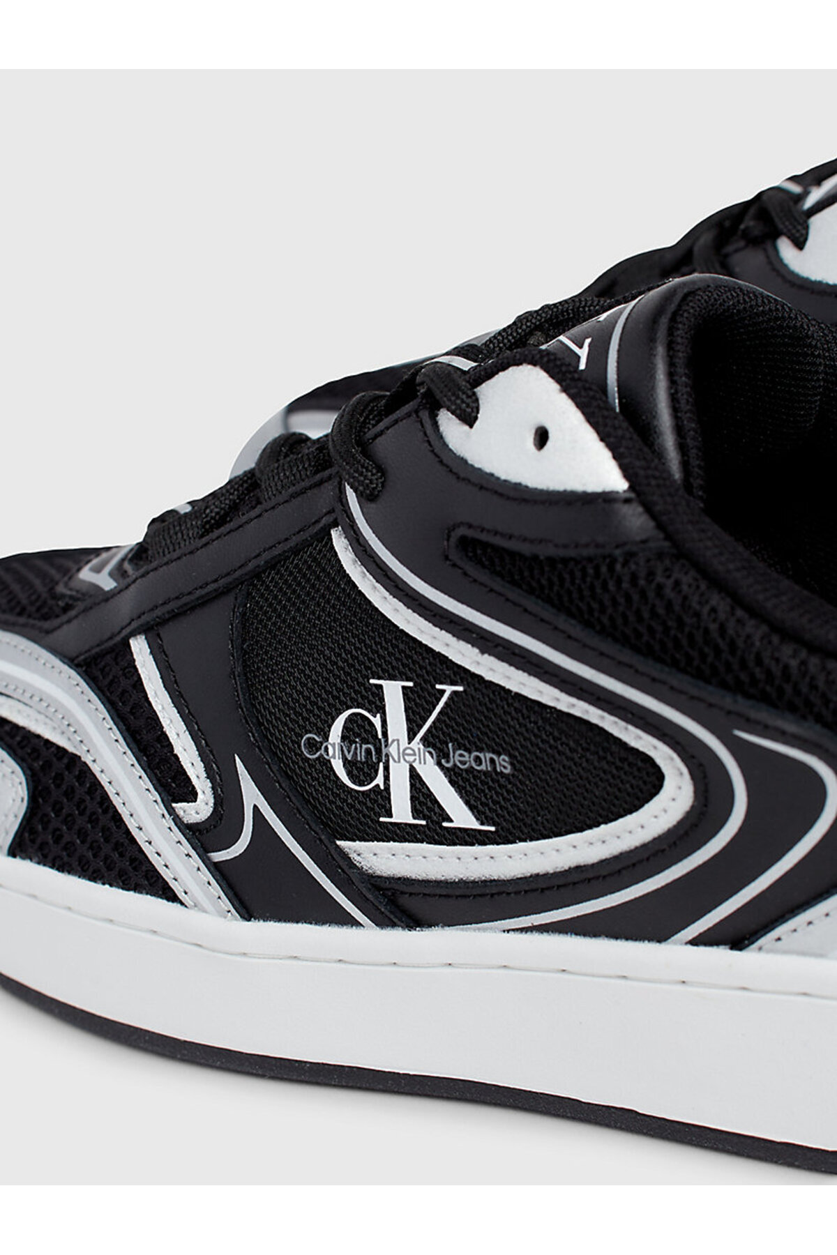 Calvin Klein  Siyah Kadın Deri Sneaker YW0YW013860GN - Görsel 6