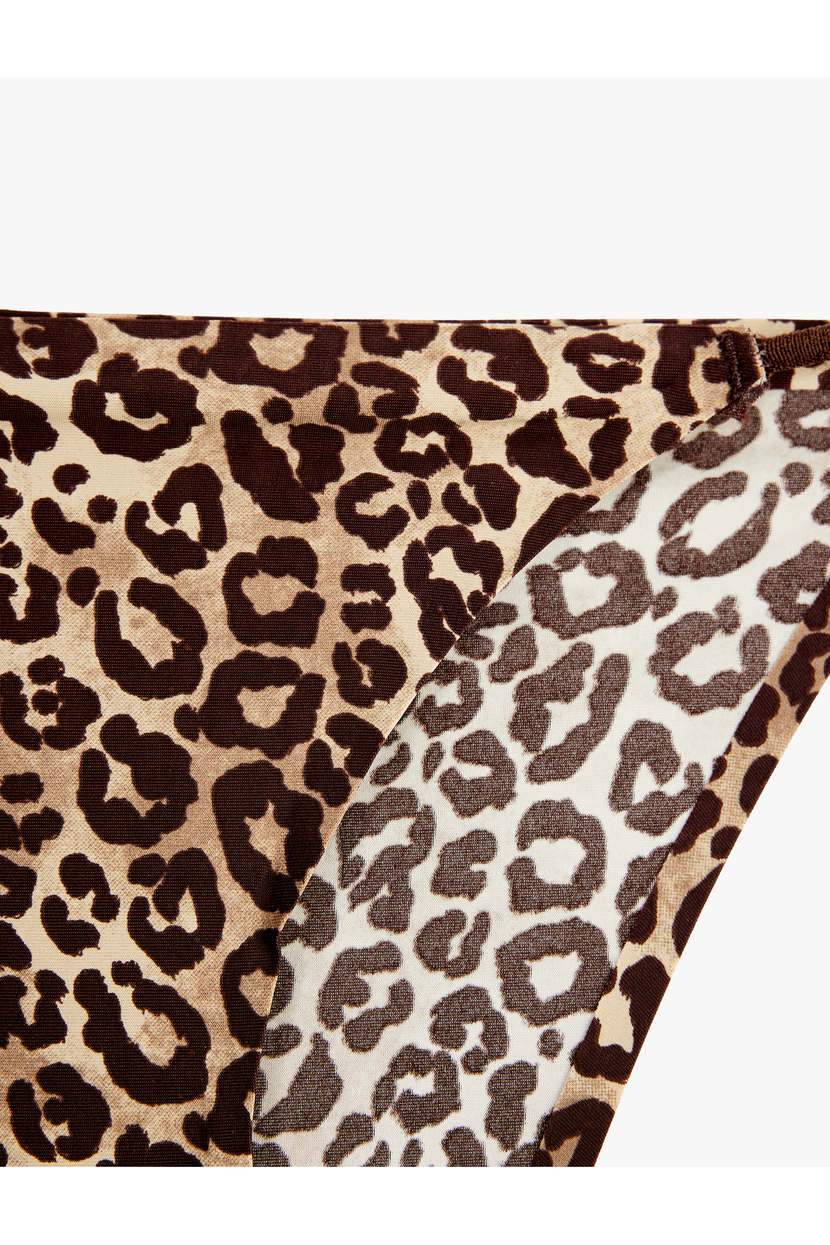 Koton Leopar Desenli Brief Külot görsel 3