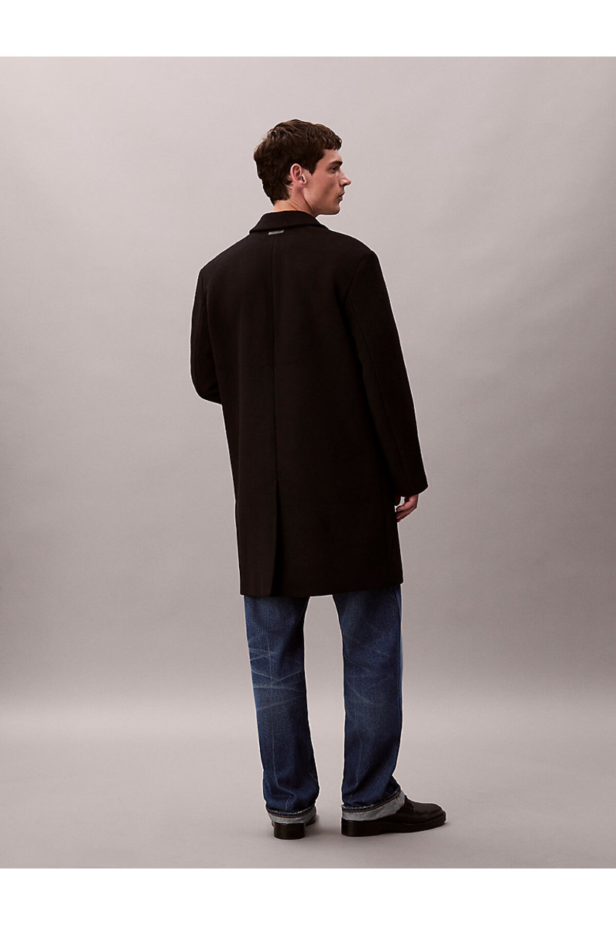 Calvin Klein Erkek Wool Blend Kaban görsel 5