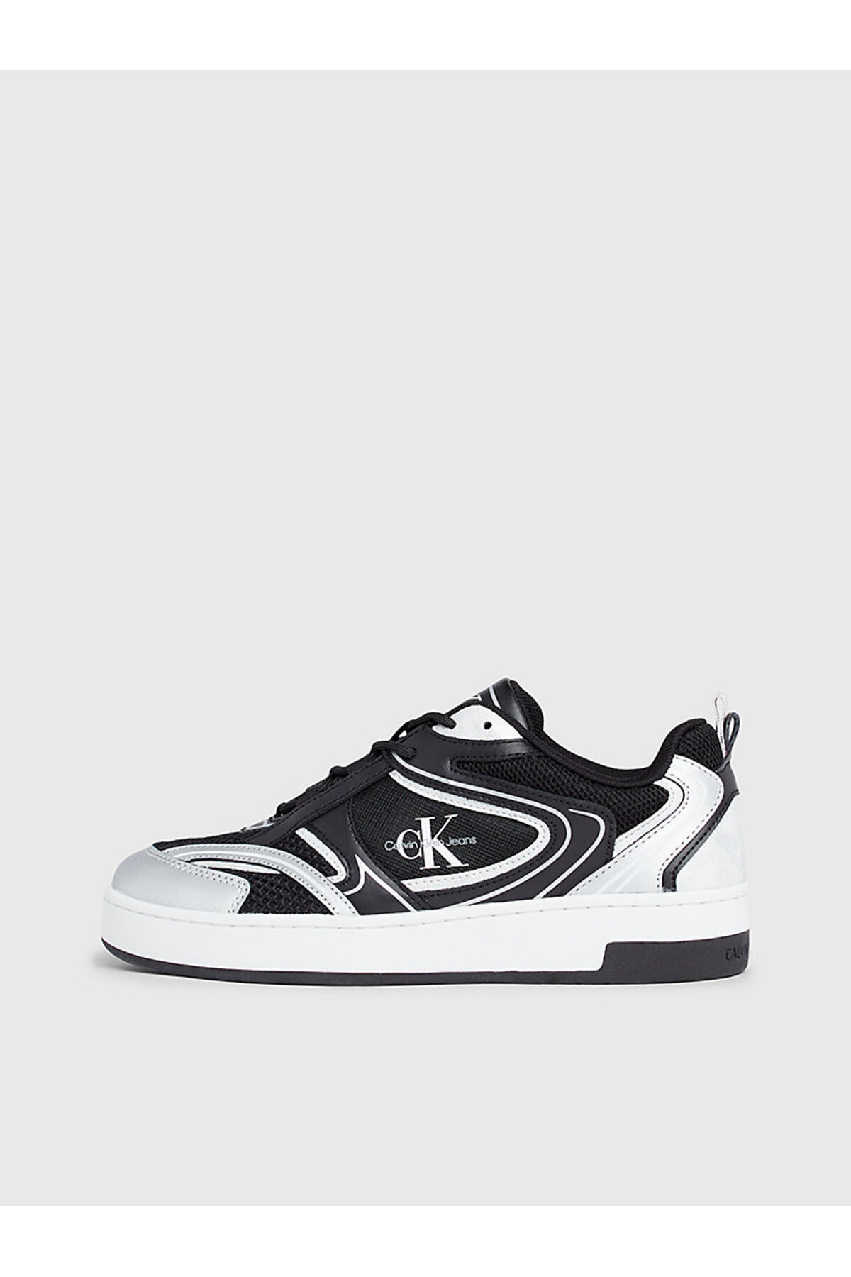 Calvin Klein  Siyah Kadın Deri Sneaker YW0YW013860GN - Görsel 7