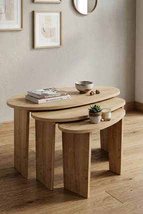 Skandi homeworks Egg 3'lü Zigon Sehpa