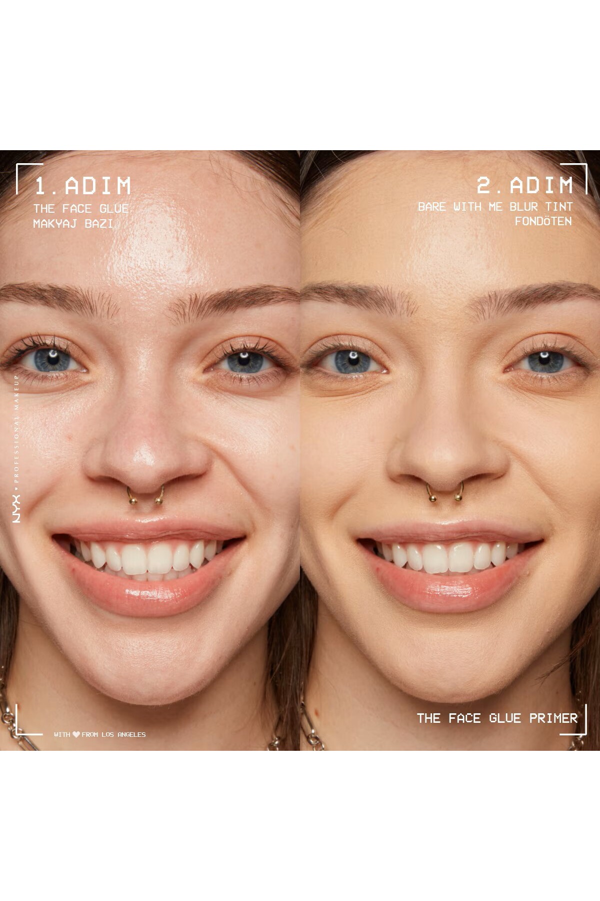 Professional Makeup Face Glue Makyaj Bazı — سفید MS103212332252 — تصویر 4 از 4
