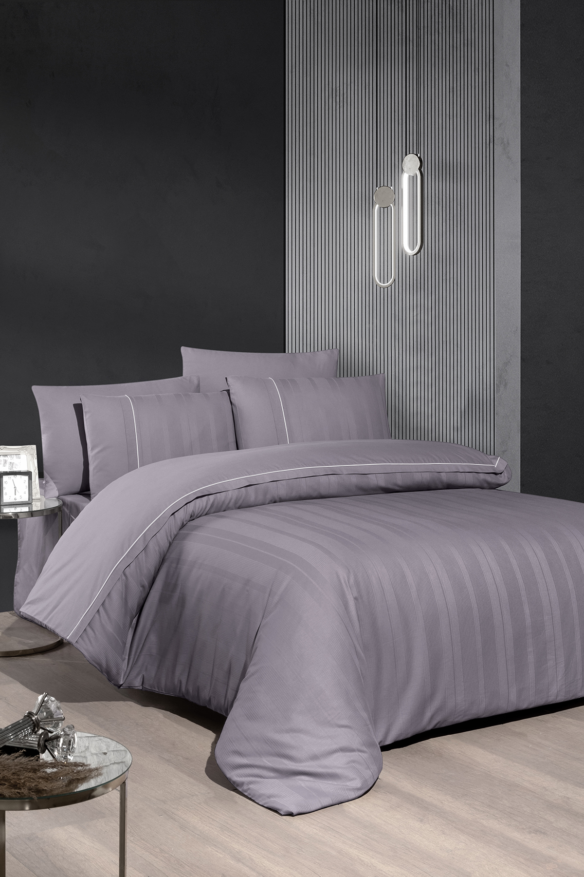 Fredan 100% Cotton 150 TC (60 Strands) Deluxe Ranforce Double Duvet Cover Set