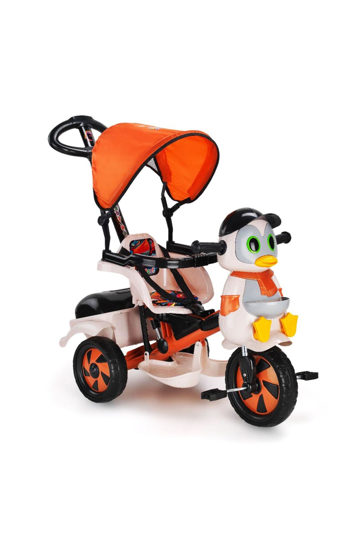 Dilaver Baby Poufi Penguen Ebeveyn Kontrollü Tenteli Bisiklet - Fiyatı