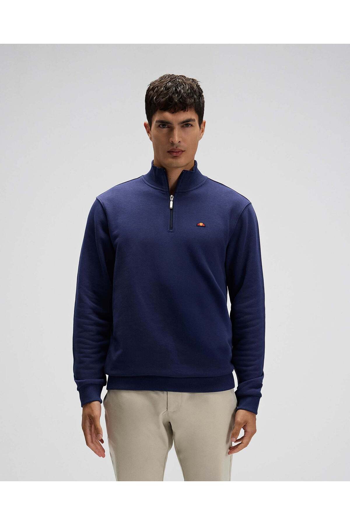 Ellesse Yarım Fermuarlı Sweat EM580-NV Navy