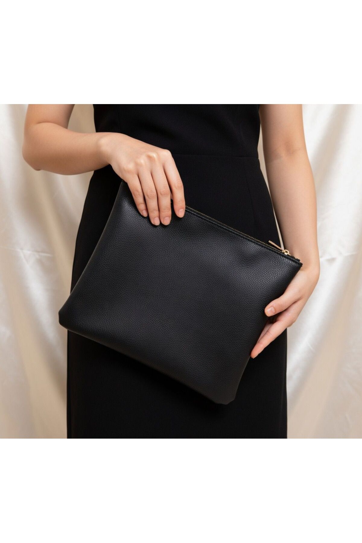 VELORİA BAG & SCARF Çok amaçlı premium portföy, makyaj ve abiye çanta ELCİK HEDİYELİ !