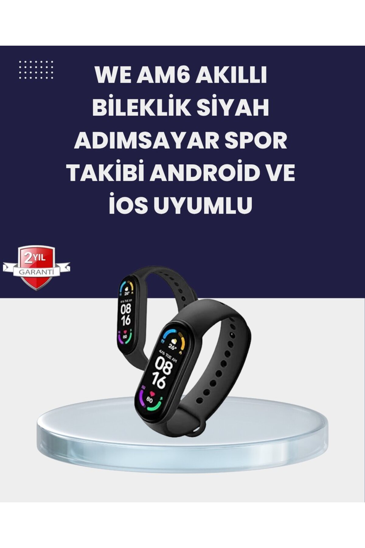 Titreşimli Bildirimli Akıllı Saat – Uyku Analizi ve Spor Modlarıyla