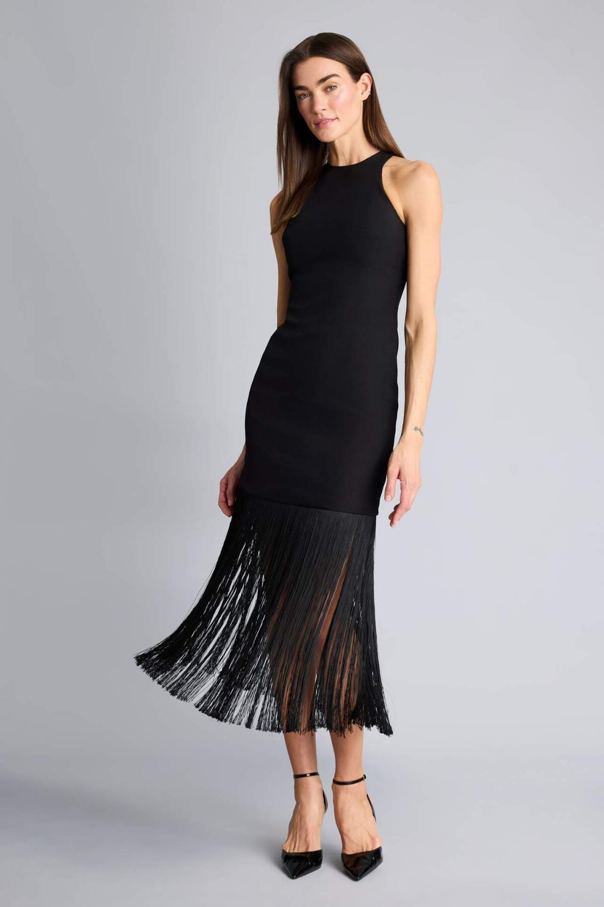 Defacto Relax Fit Halter Neck Sleeveless Mini Dress H0860Ax26Sp