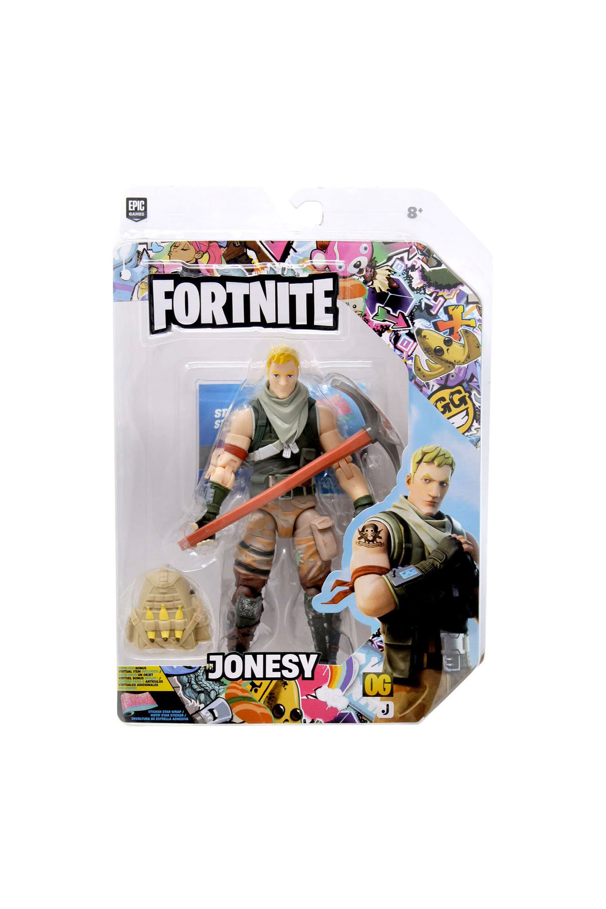 Jazwares Fortnite Legendary Seri Aksiyon Figür - Jonesy 15 cm 1603