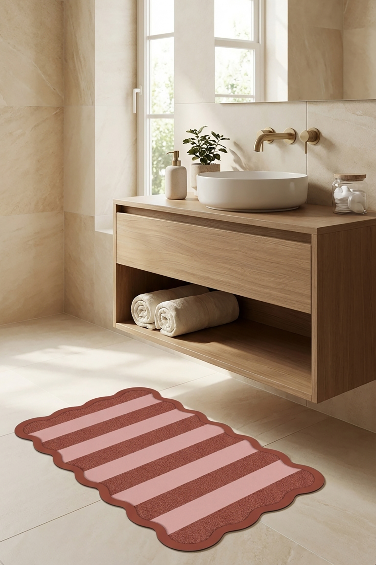 Digital Anti-Slip Washable Color Modern Bath Mat Bath Rug