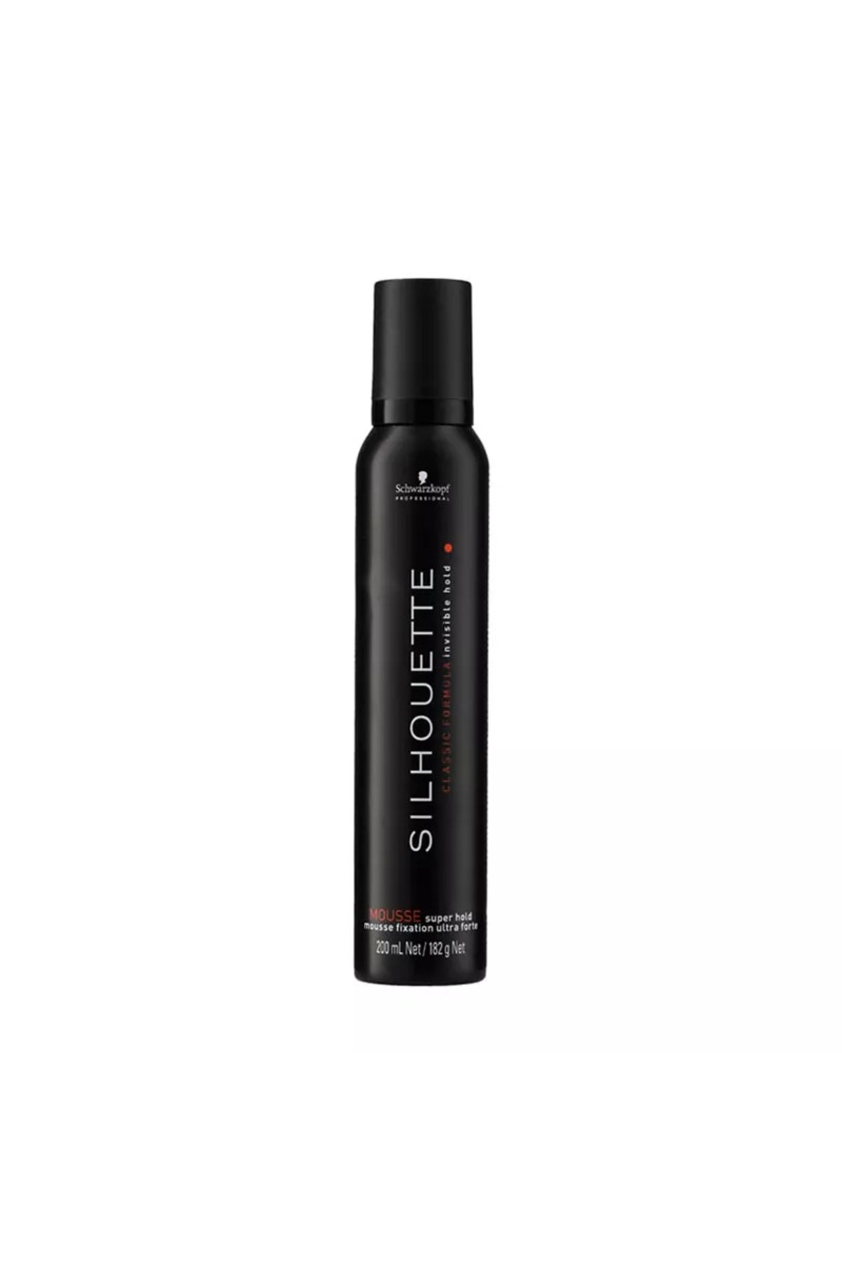 Schwarzkopf Silhouette Pure Siyah Sert Tutucu Saç Köpüğü 200 ml — köpük1