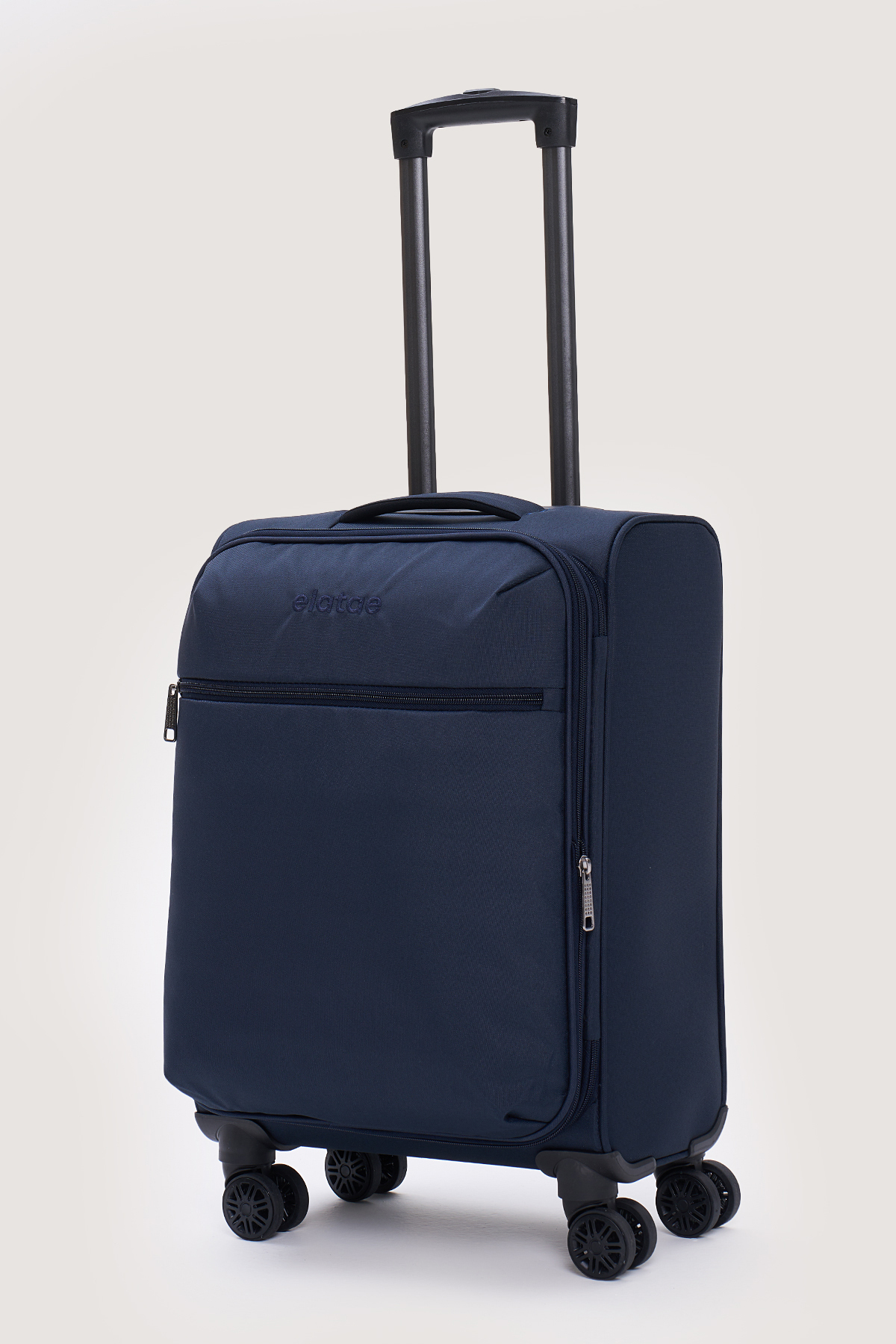 Cabin Size Suitcase Aircraft Cabin Compatible Bellows Waterproof Fabric 8 Wheels ELT034
