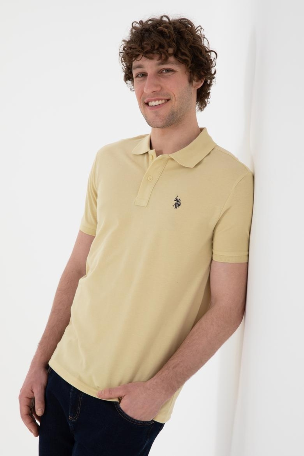 پولوشرت مردانه یقه پلو | یو اس پولو U.S. Polo Assn. 26Y129000054_129057 TR - تصویر 3
