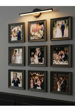 Tooall 9’lu Çerçeve Seti 20x20 cm(Dış Ölçü) Modern Dekoratif Duvar Çerçevesi ...