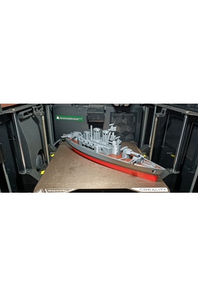 NorthEdge3D II. Dünya Savaşı Savaş Gemisi Maketi – 3D Baskı Detaylı Model – A...