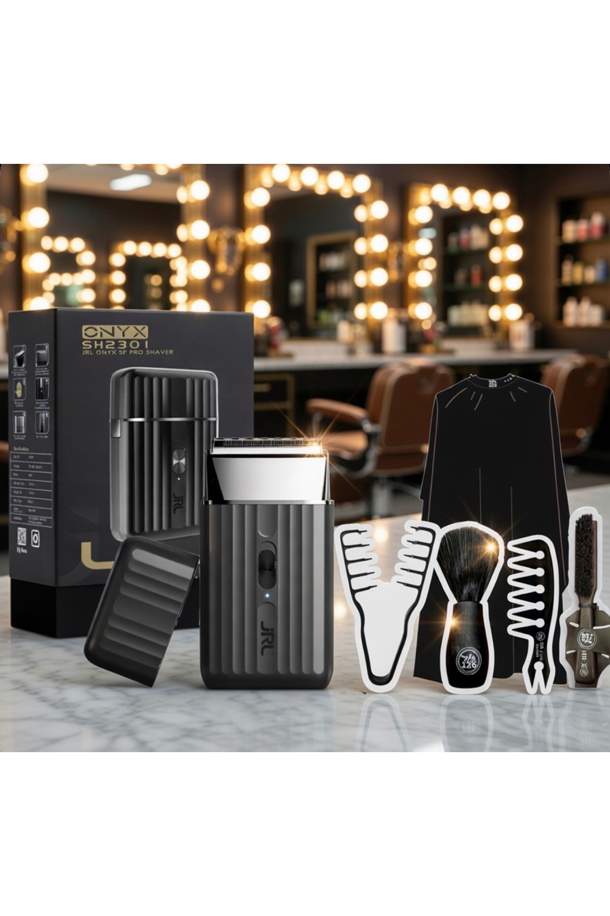 JRL ONYX S PRO SHAVER SH2301　シェーバー jrl Onyx Sh2301 Siyah Shaver Sıfırlama Makinası / Hediyeli Set