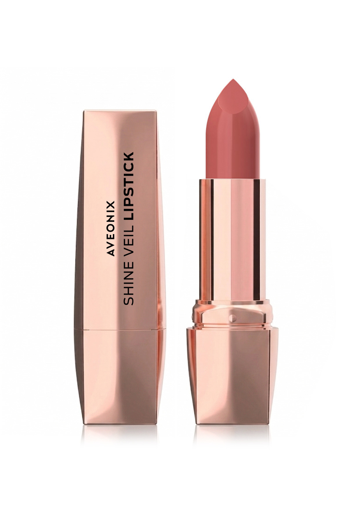 AVEONIX Shine Veil Lipstick No:10 Silky 216 – Parlak ve Pürüzsüz