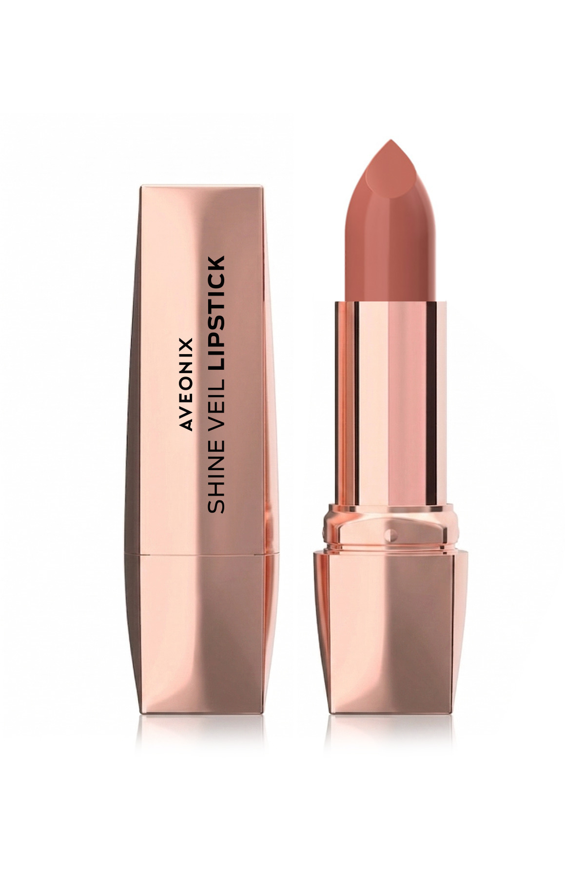 AVEONIX Shine Veil Lipstick No:10 Silky 216 – Parlak ve Pürüzsüz