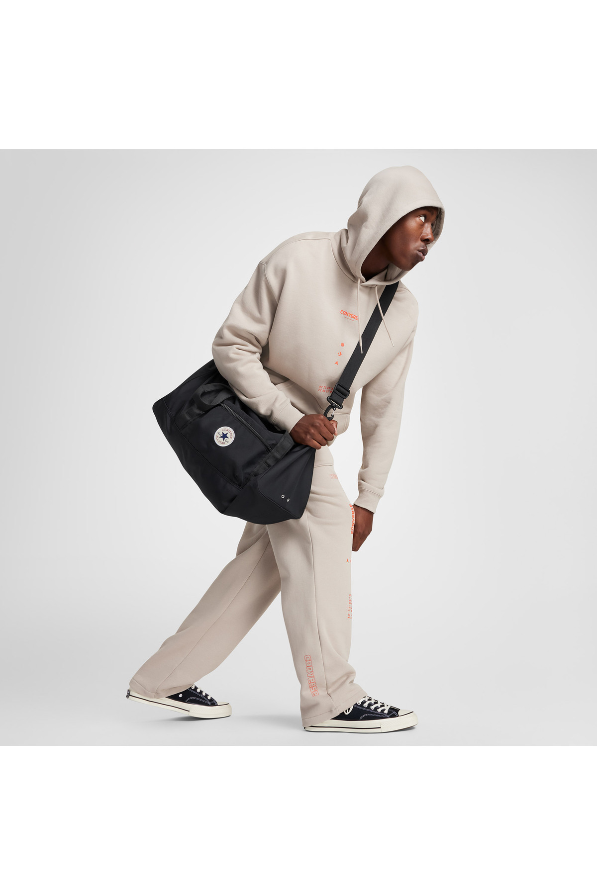 Converse  Go 2 Unisex Siyah El Çantası - Görsel 6