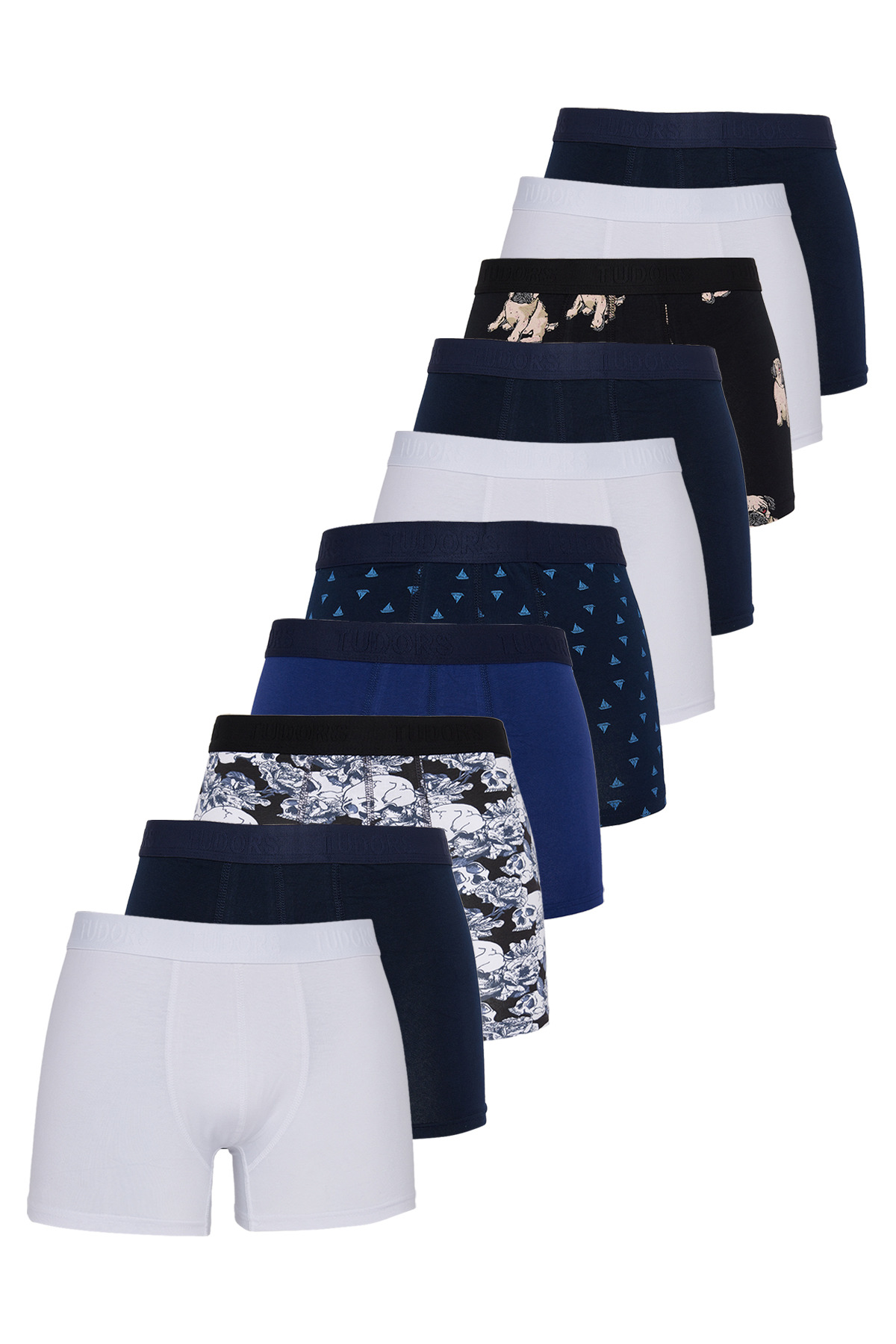 Men's 10-pack Lycra Cotton Stretch Fabric Premium Series Boxer