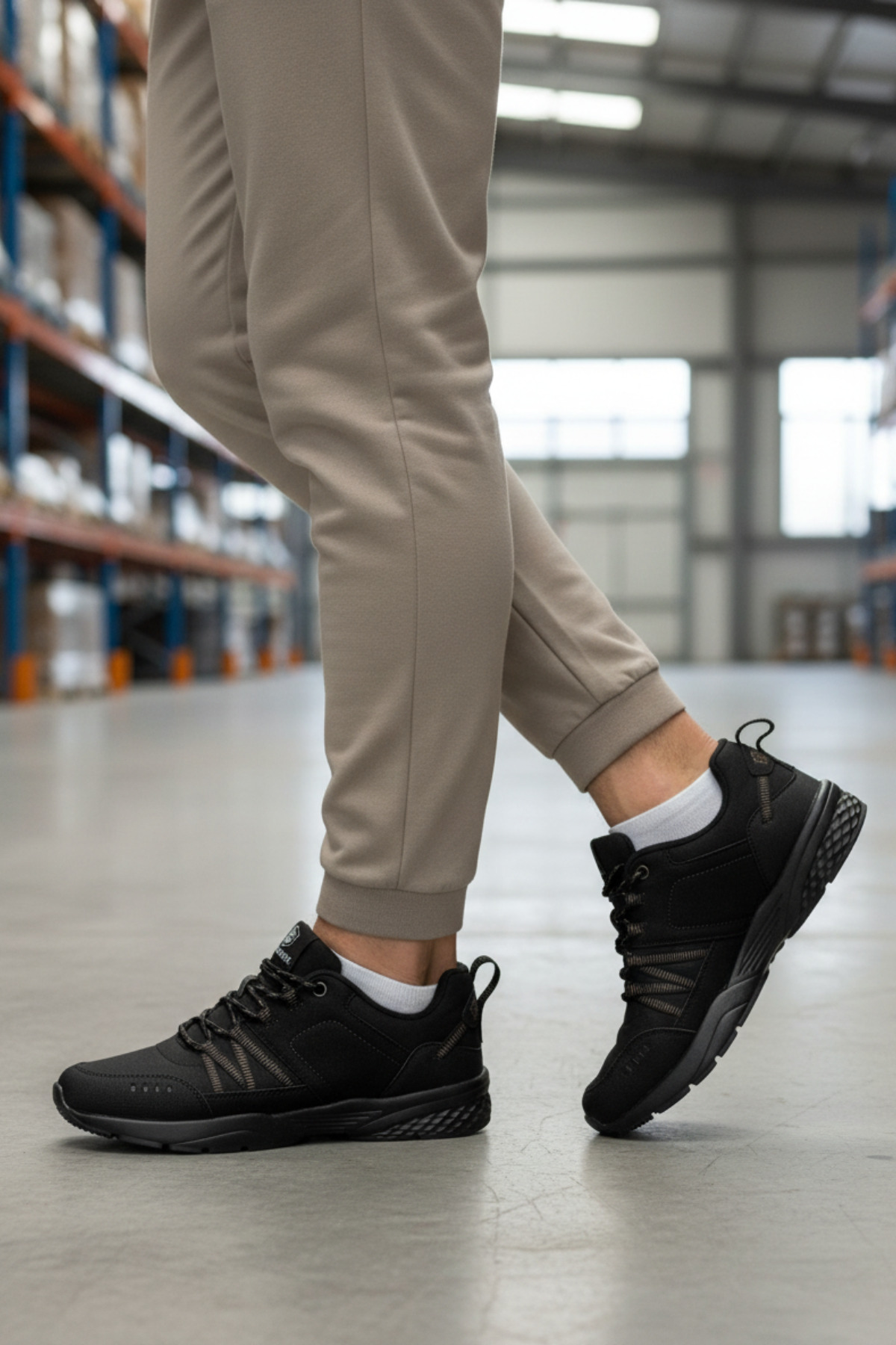 MN-4320 Men's Black Comfort Casual Sneaker