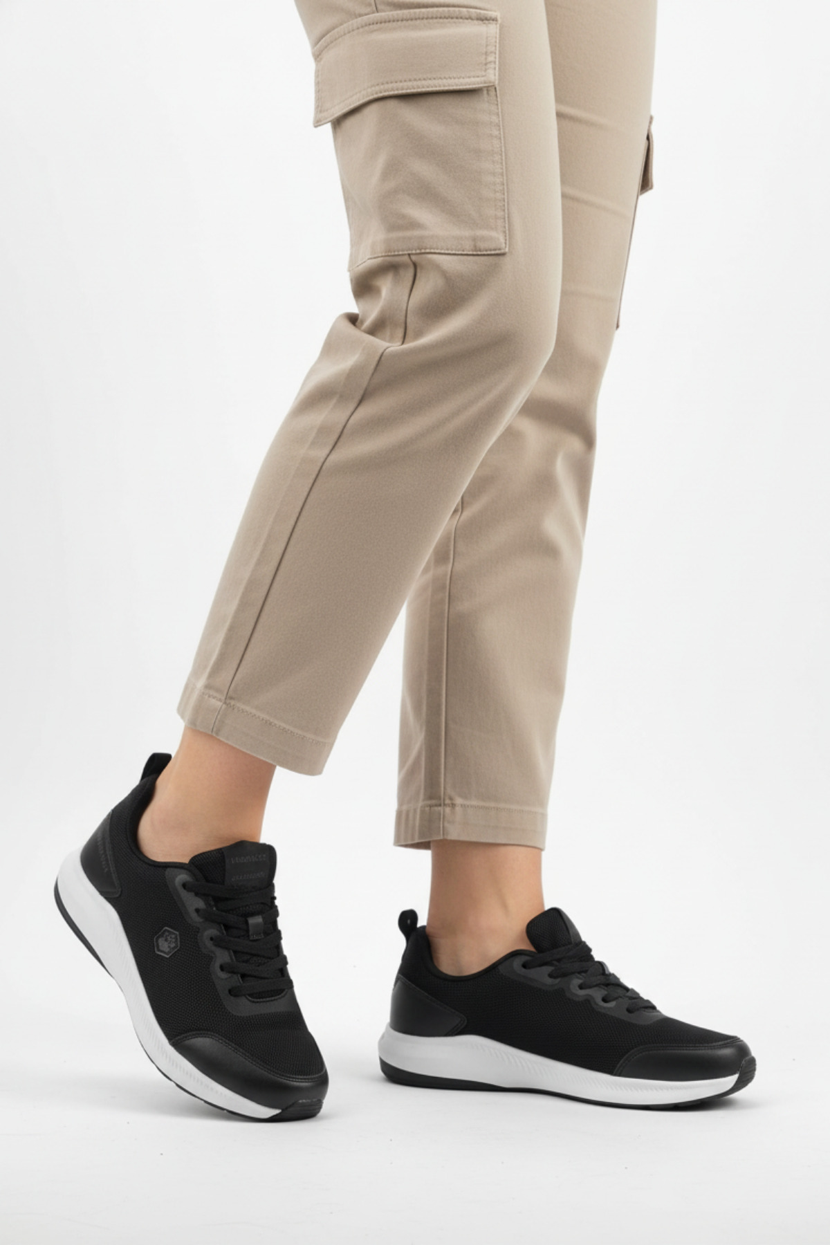 MR-1224Black Unisex Comfort Casual Sneaker Shoes