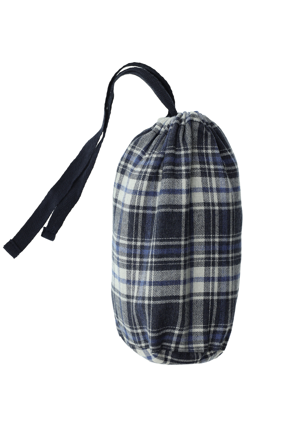 Kiğılı  Pamuk Ekose Örme Çantalı Pijama - Eşofman Altı - Görsel 6