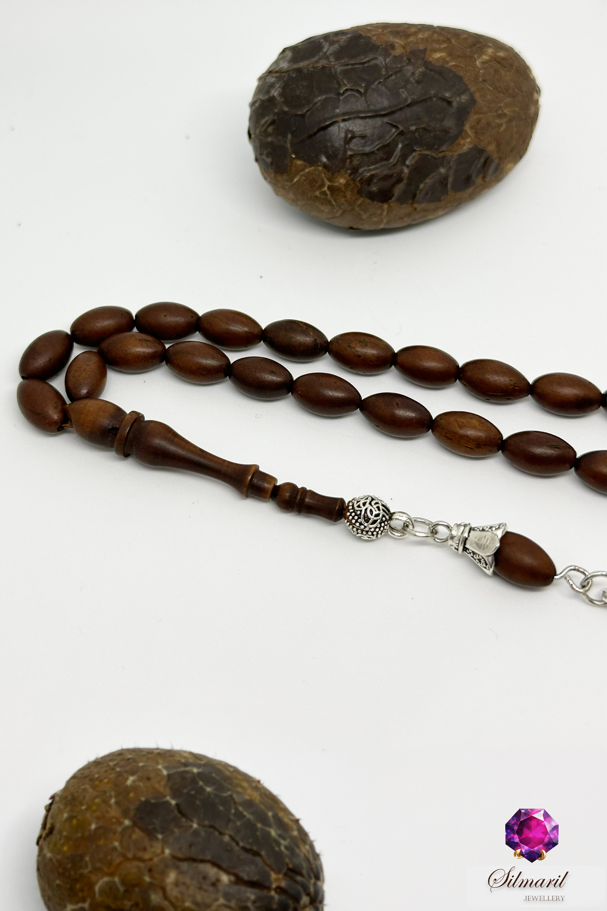 ZAZA HEDİYELİ Zülfikar Kılıç Figürlü Sistemli Püskül Yoğunlaştırılmış Kuka Tespih Koleksiyonluk — Silmaril Store (5)