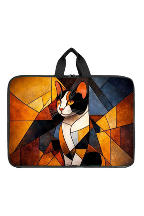 AB KIDS Origami Kedi Desenli Proje Çantası Evrak Çantası Büyük Boy Proje Tek ...