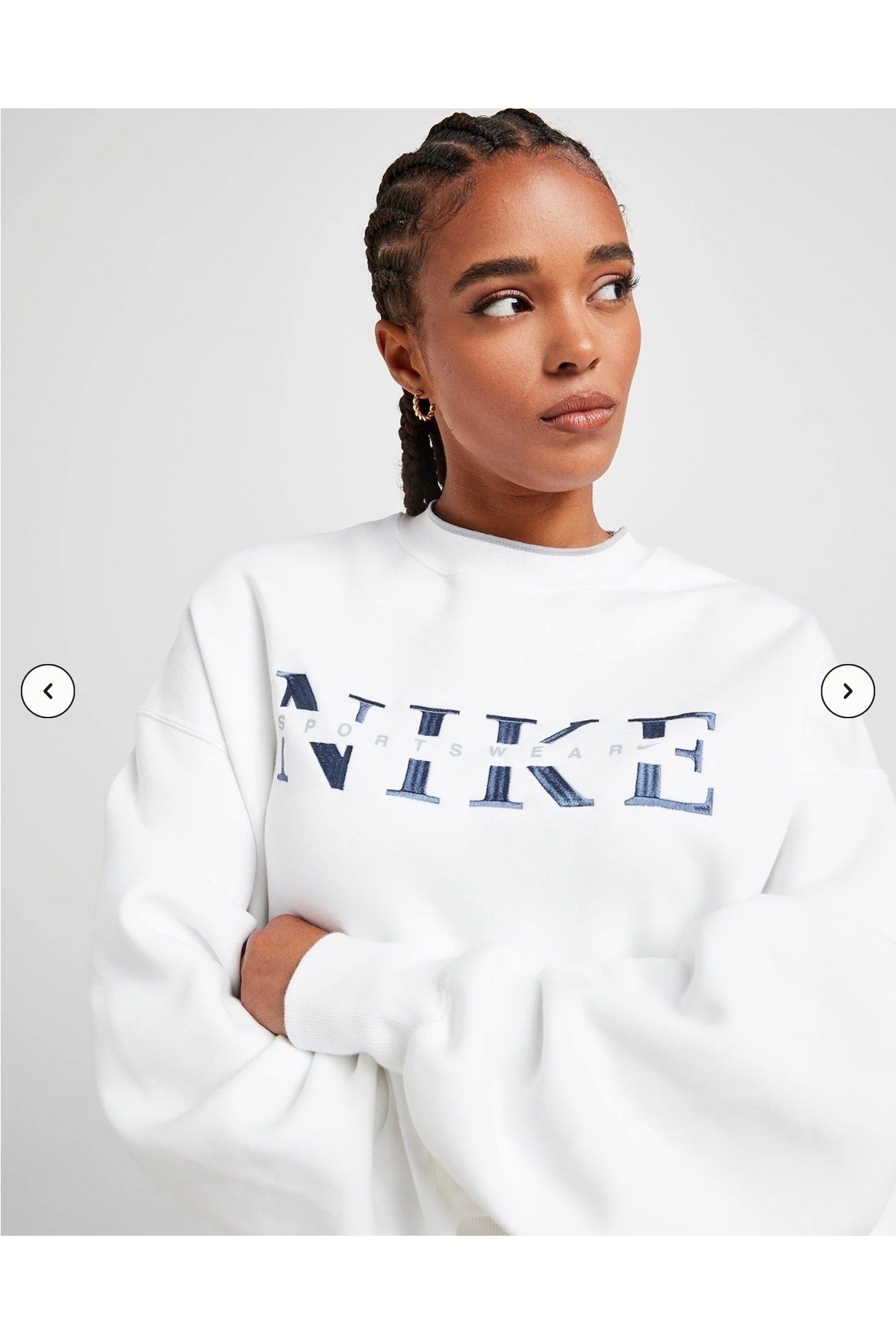 Nike Graphic Swoosh Crew Sweatshirt REDSPORT görsel 2