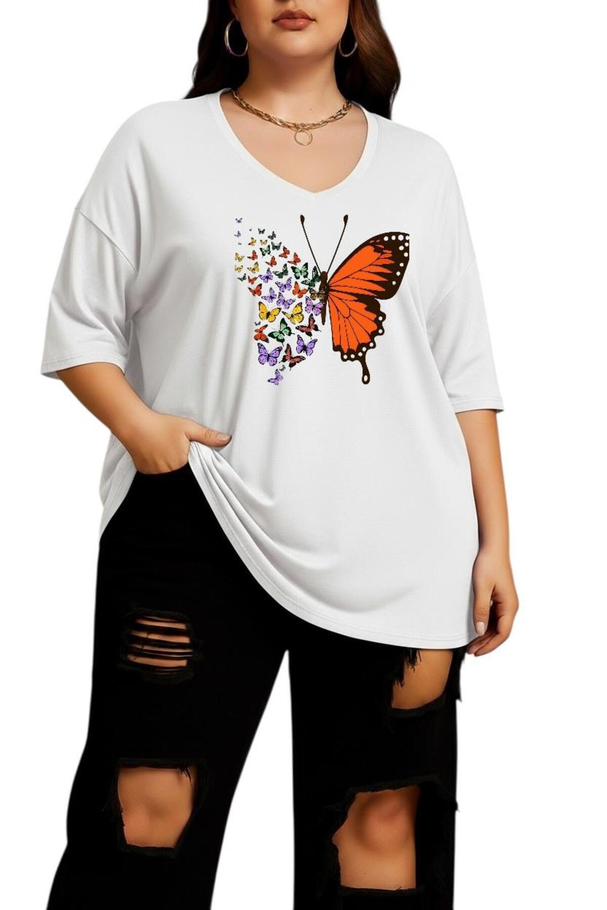 V-NECK OVERSIZED TEE 2CZ2