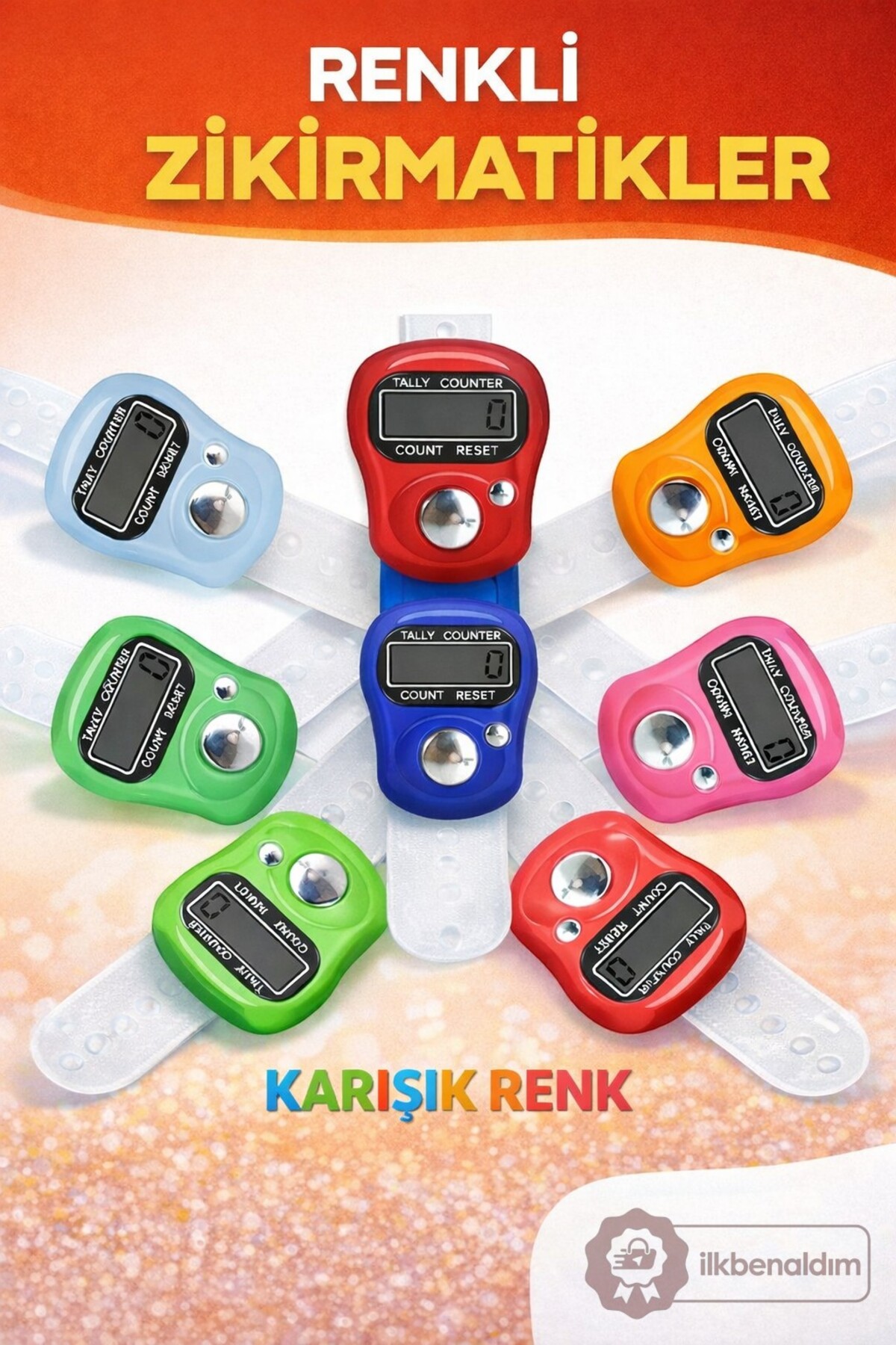 Zikirmatik Digital Rosary Counter Finger Zikirmatik Electronic Zikirmatik Mixed Color
