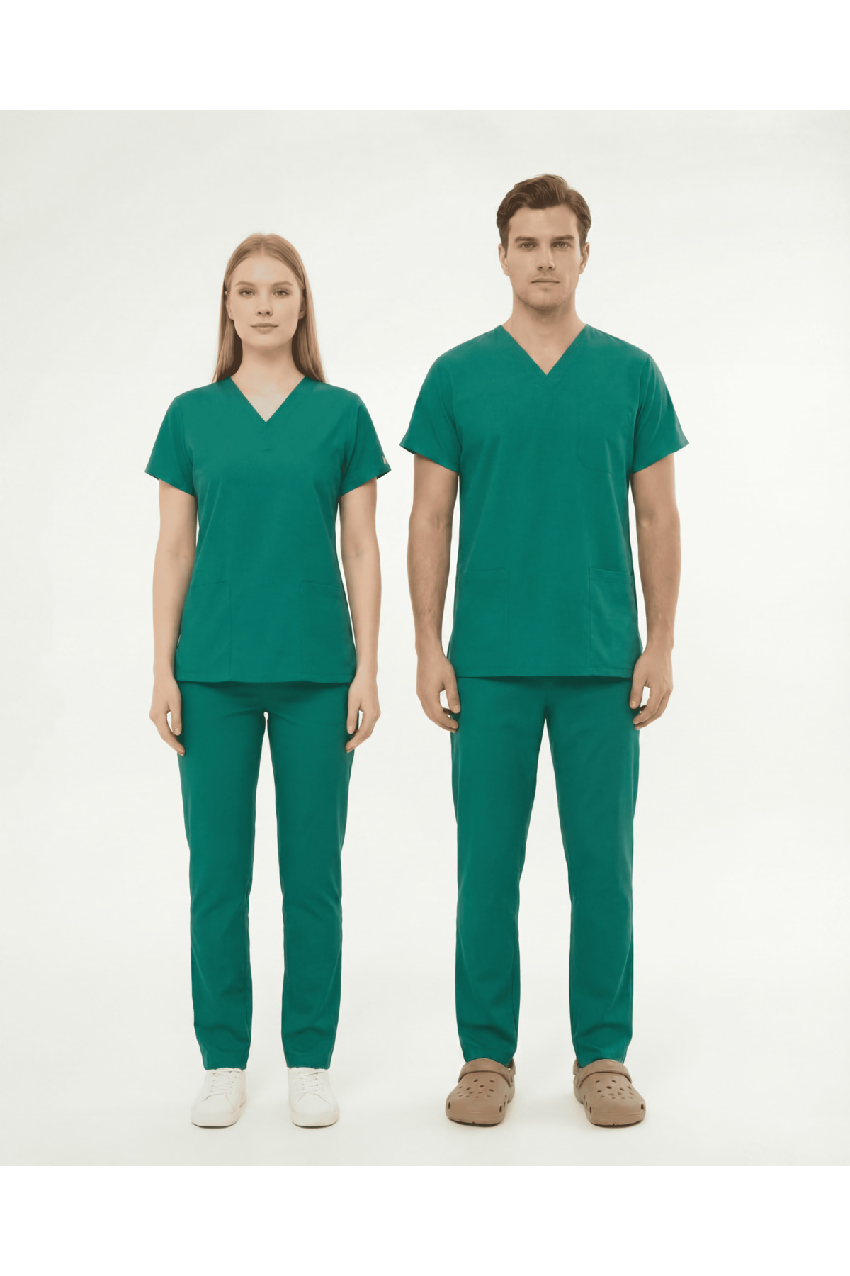 New Regulation Arma Gifted Surgical Green Operating Room Worker Jersey Lycra Scrubs
