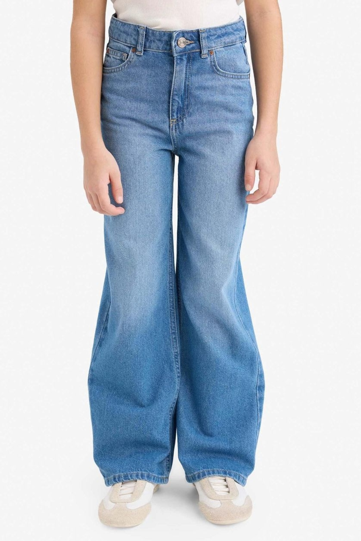 Defacto Girl's Jean Pants G4648A8/Nm39 Lt.Blue - Trendyol