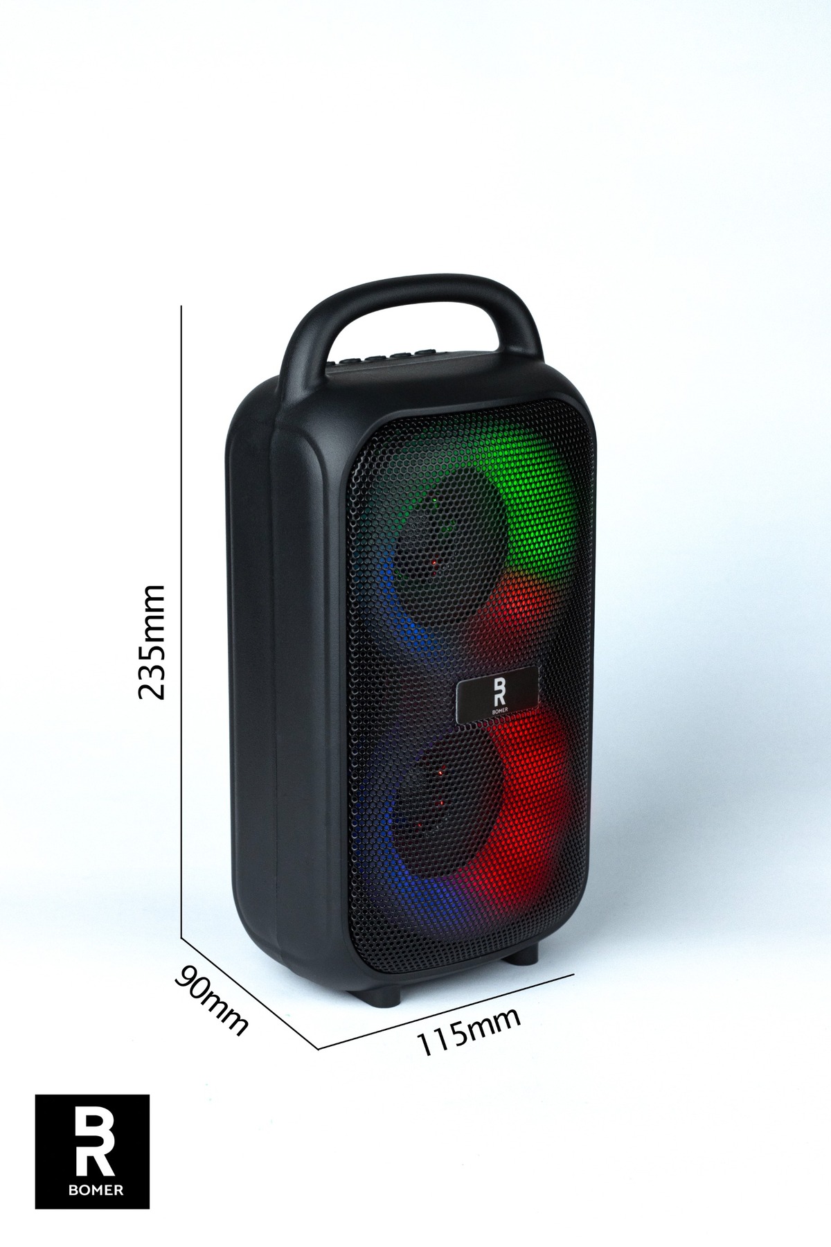 BMR-1288 BLUETOOTH HOPARLÖR RGB IŞIKLI 10W TWS TF KART USB DESTEKLİ