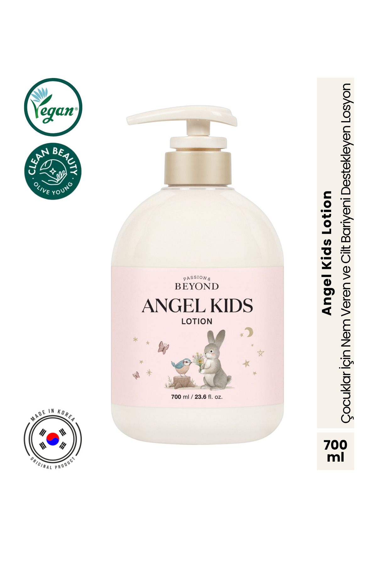 Passion&Beyond Angel Kids Lotion Vegan Nemlendirici Çocuk Vücut
