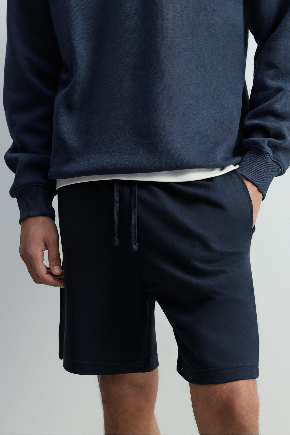 LEFTIES  Basic eşofman bermuda - Görsel 3