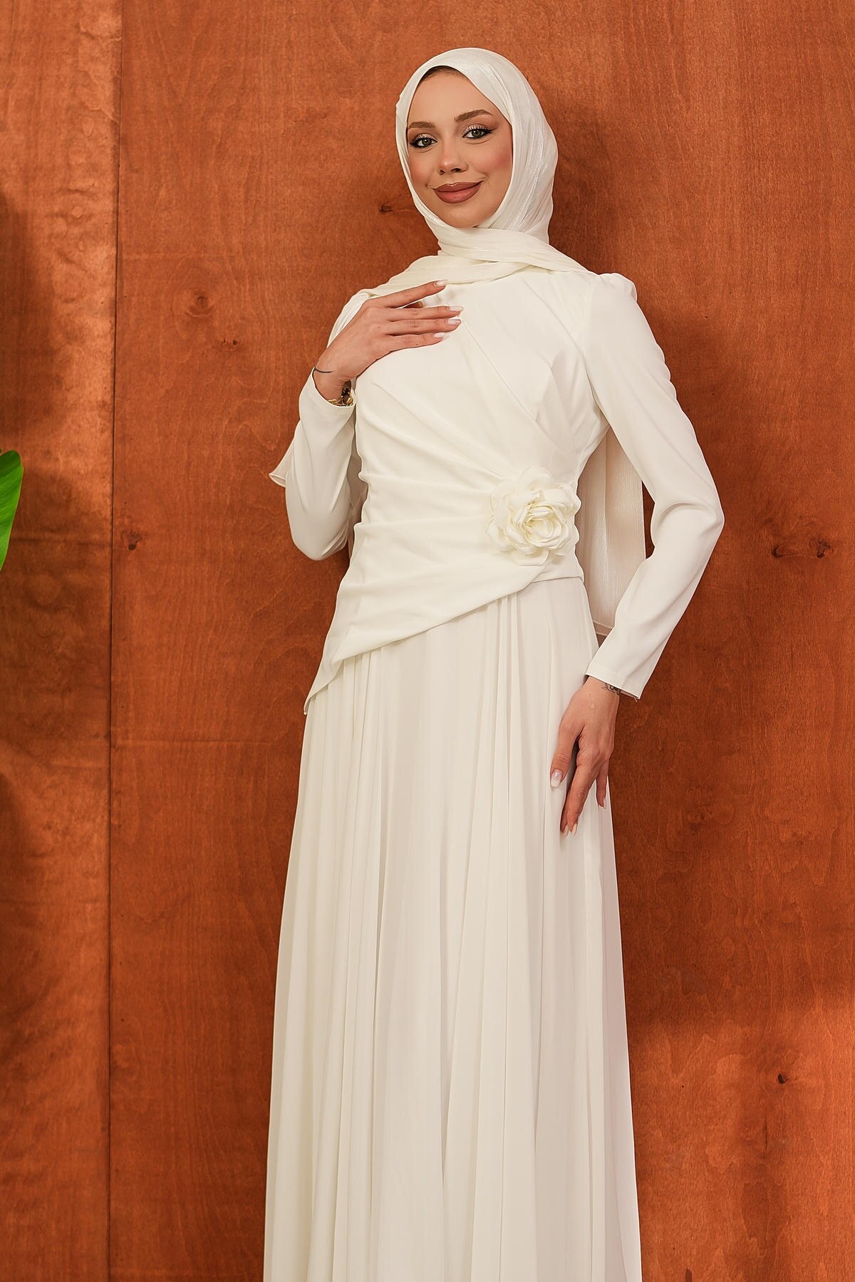 green emerald velvet dress Ecru Wave  LIBAAZ THE LABEL