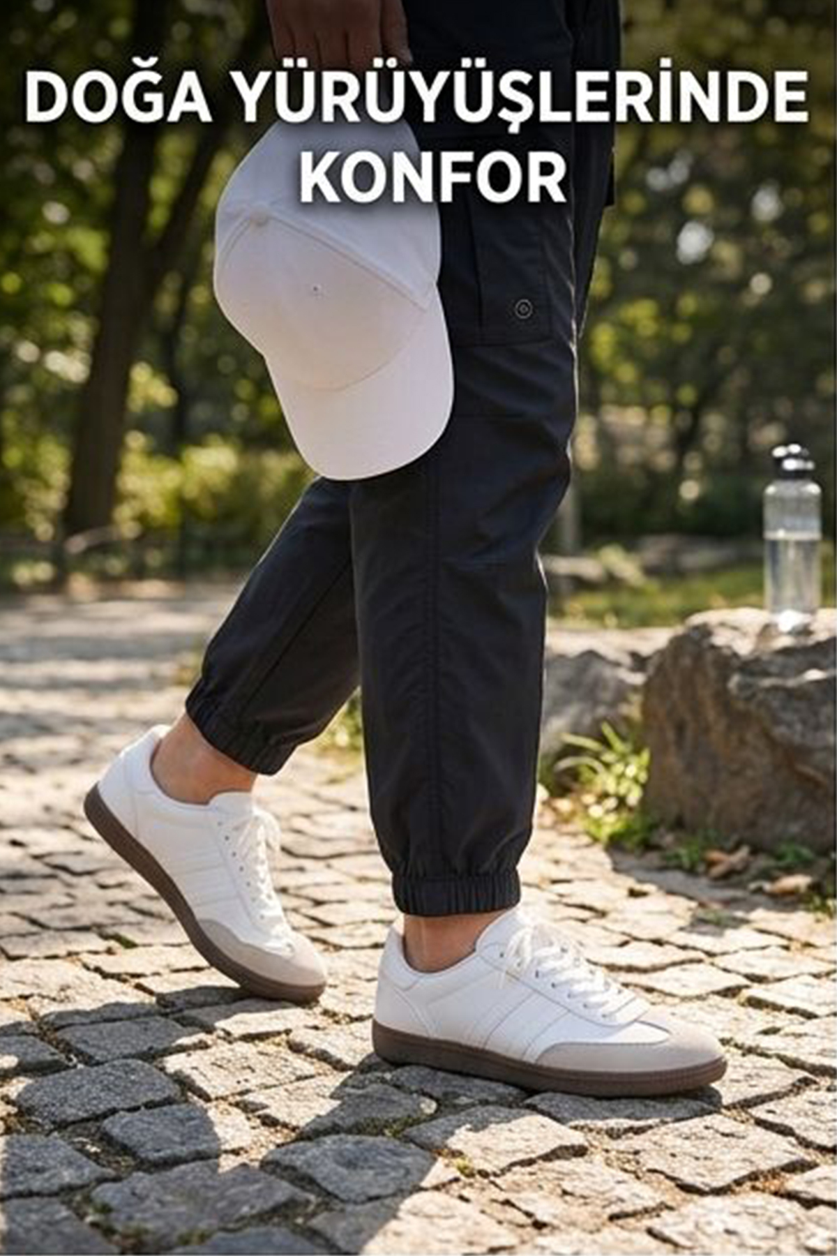 FLY STEP Unisex Stil Şık Rahat Hafif Günlük Yandan Şeritli Bağcıklı Yürüyüş Koşu Sneaker Spor Ayakkabı görsel 3