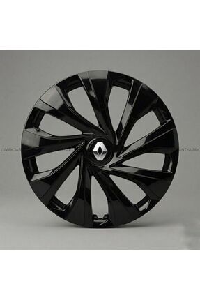 luvak RENAULT Symbol Uyumlu Siyah JantKapağı - 15 İnç - 1 Takım (4 adet) - Çe...