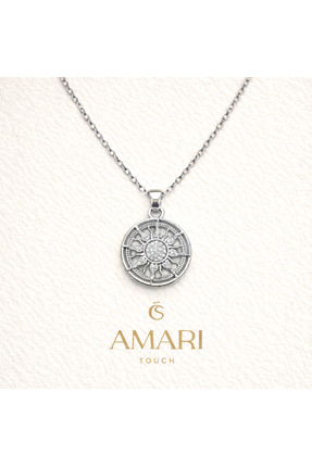 Amari Zodiac Güneş Çemberi Kolye