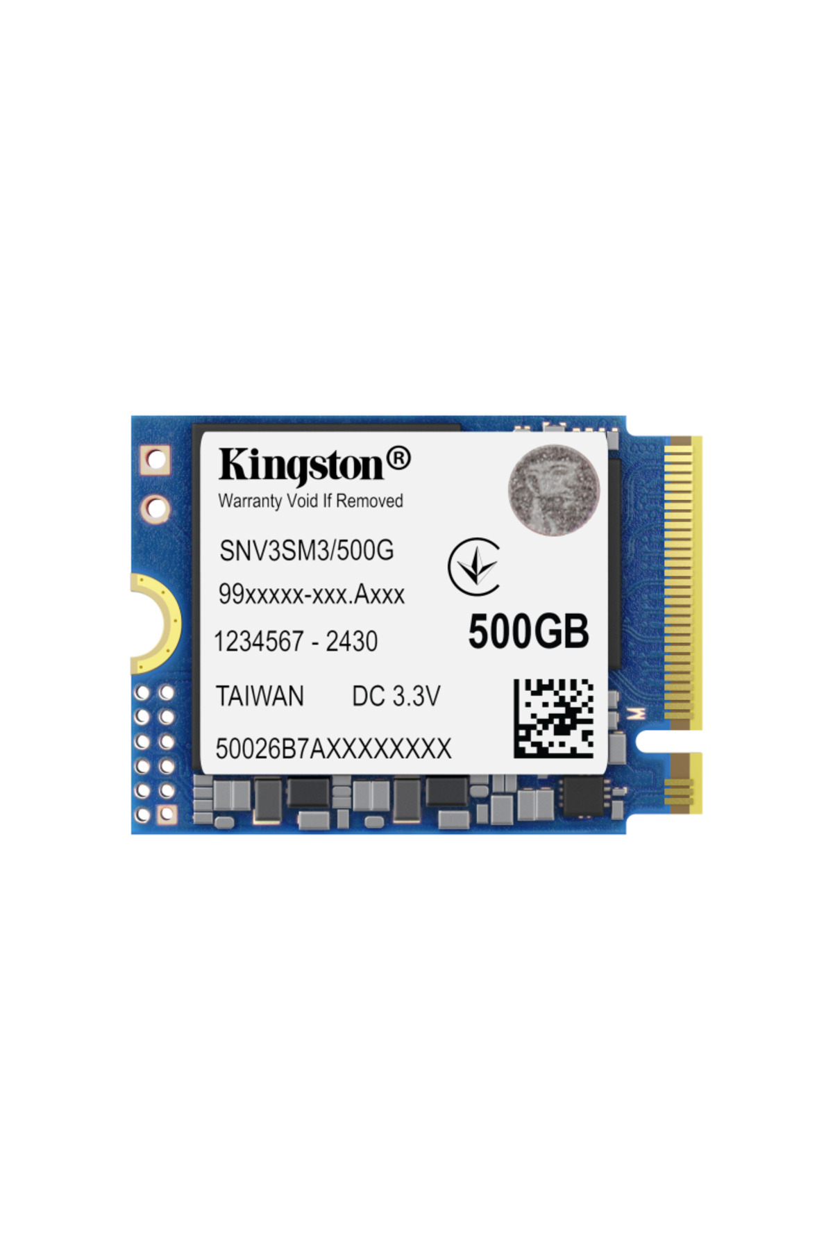 Kingston SSD 500GB NV3 M2 2230 PCIe 4.0 NVMe - Fast Performance