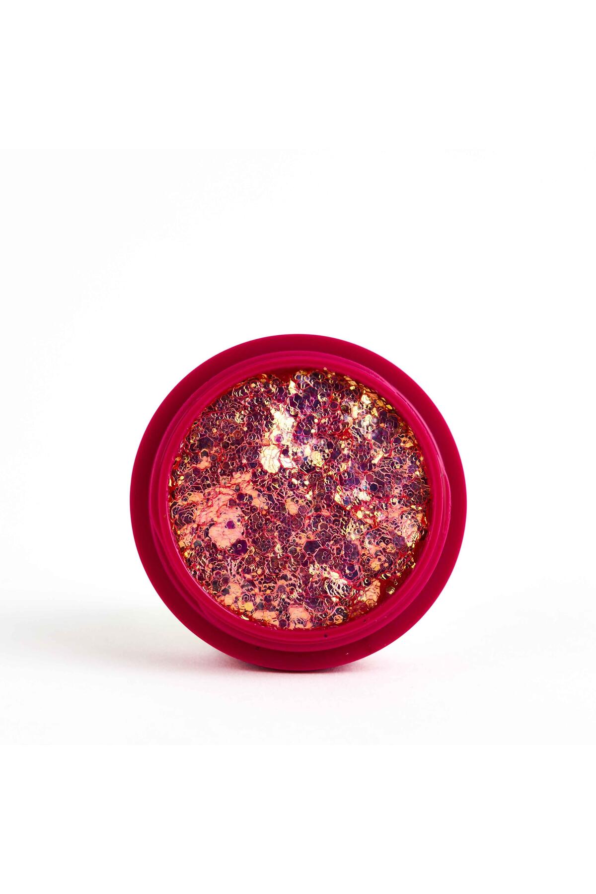 Harmonic Nebula Glitter Jel 002 Pembe Altın — SODWX1202