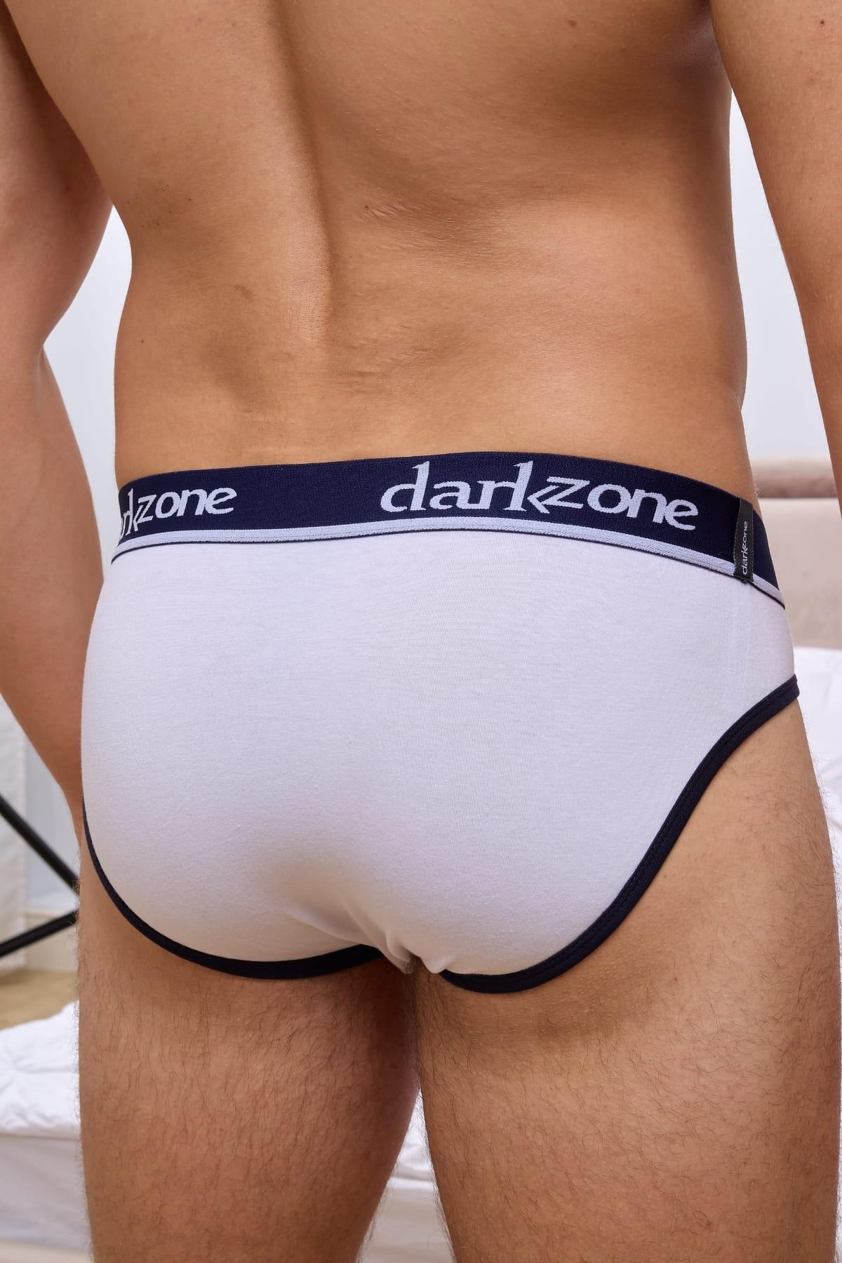 darkzone Erkek Beyaz Önü Açık Slip Külot görsel 4