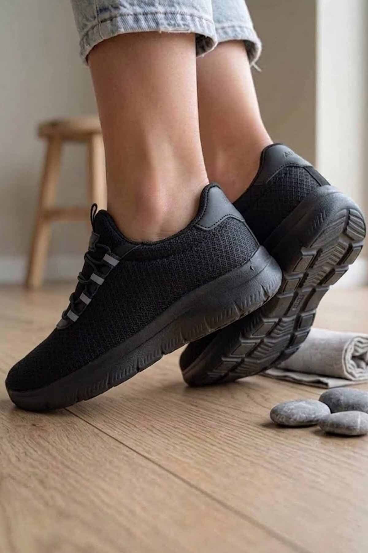 rekorsport Kadın Hafif Yürüyüş Ayakkabısı Memory Foam Ortopedik İç Taban Günlük Spor Ayakkabı görsel 4