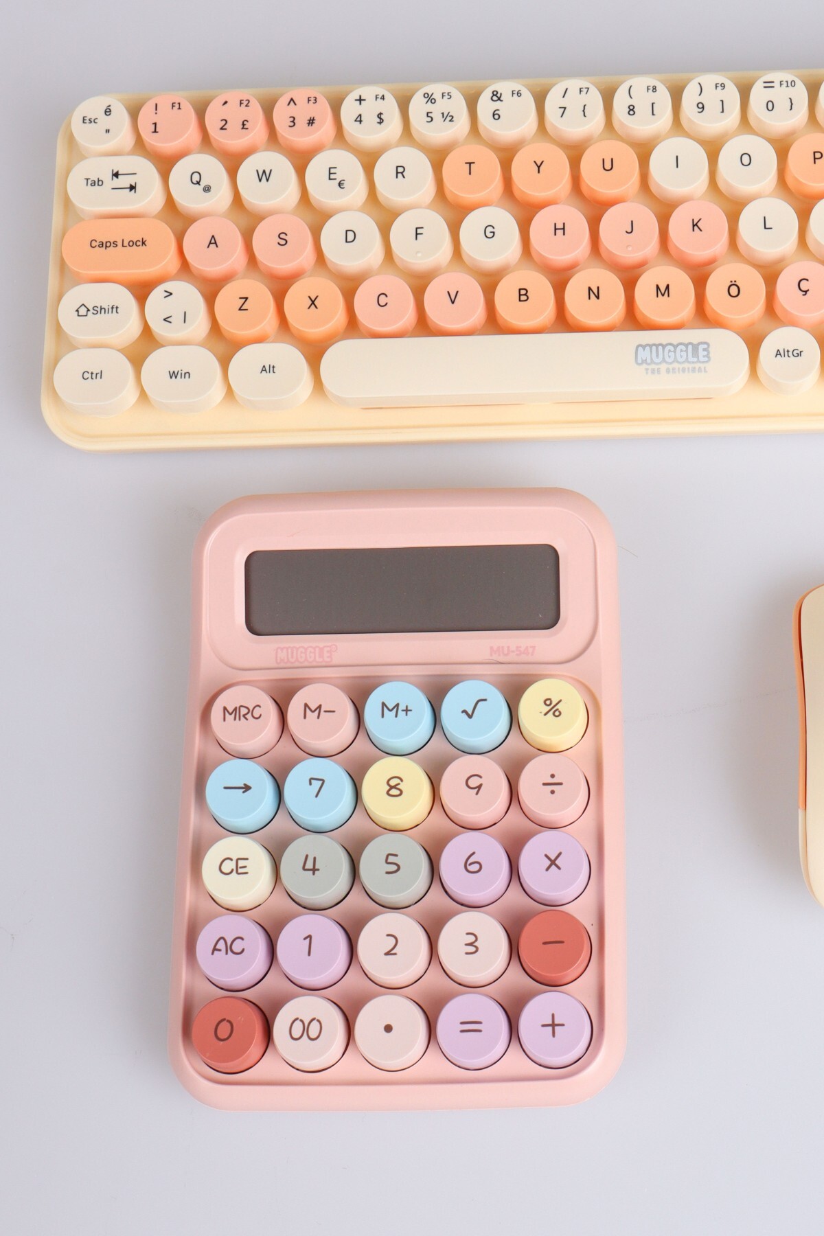 Mikro x Dekomus Pastel Touch Collection Kablosuz Klavye & Mouse