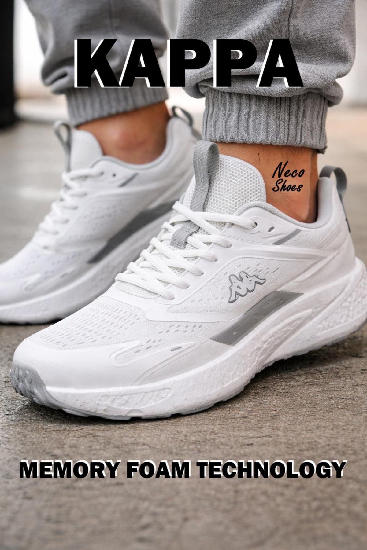 Kappa MEMORY FOAM ULTRA RAHAT ERKEK SPOR AYAKKABI, YUMUŞAK KÖPÜK