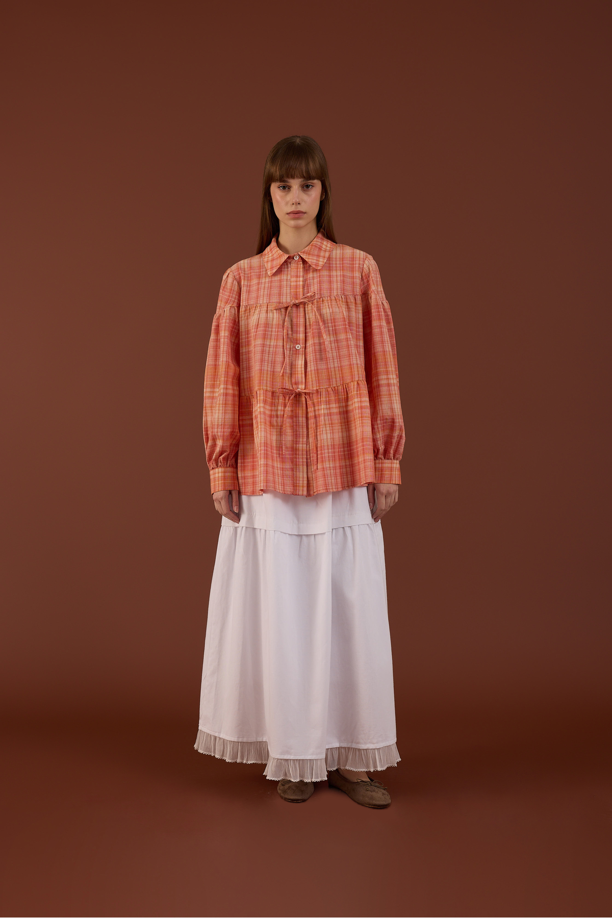 Beju be  AORI Bağcık Detaylı Gömlek