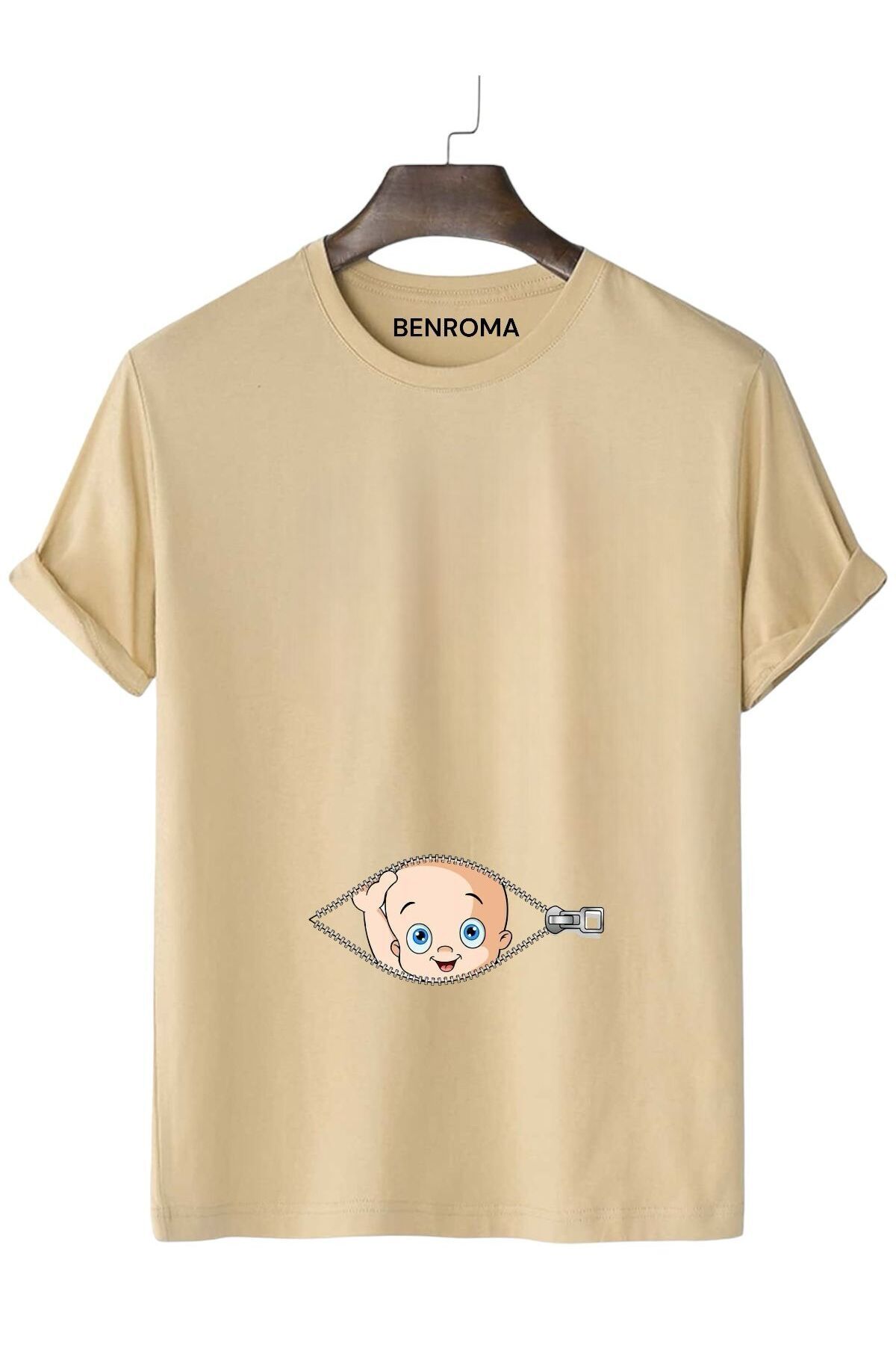 Printed Loose Fit Maternity T-Shirt