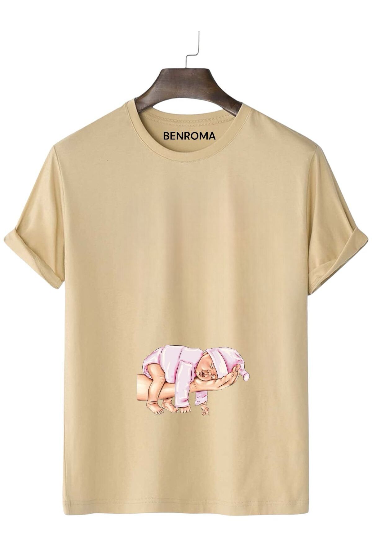 Printed Loose Fit Maternity T-Shirt
